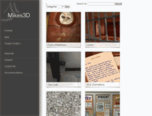 Tablet Screenshot of mikes3d.com
